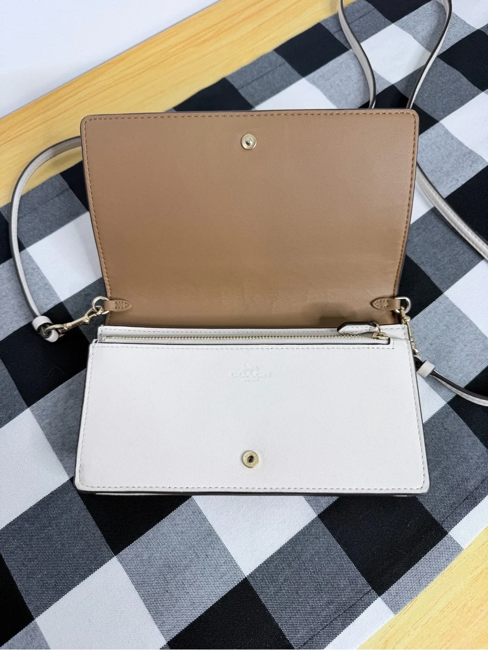 Coach Anna Foldover Clutch Crossbody Bag